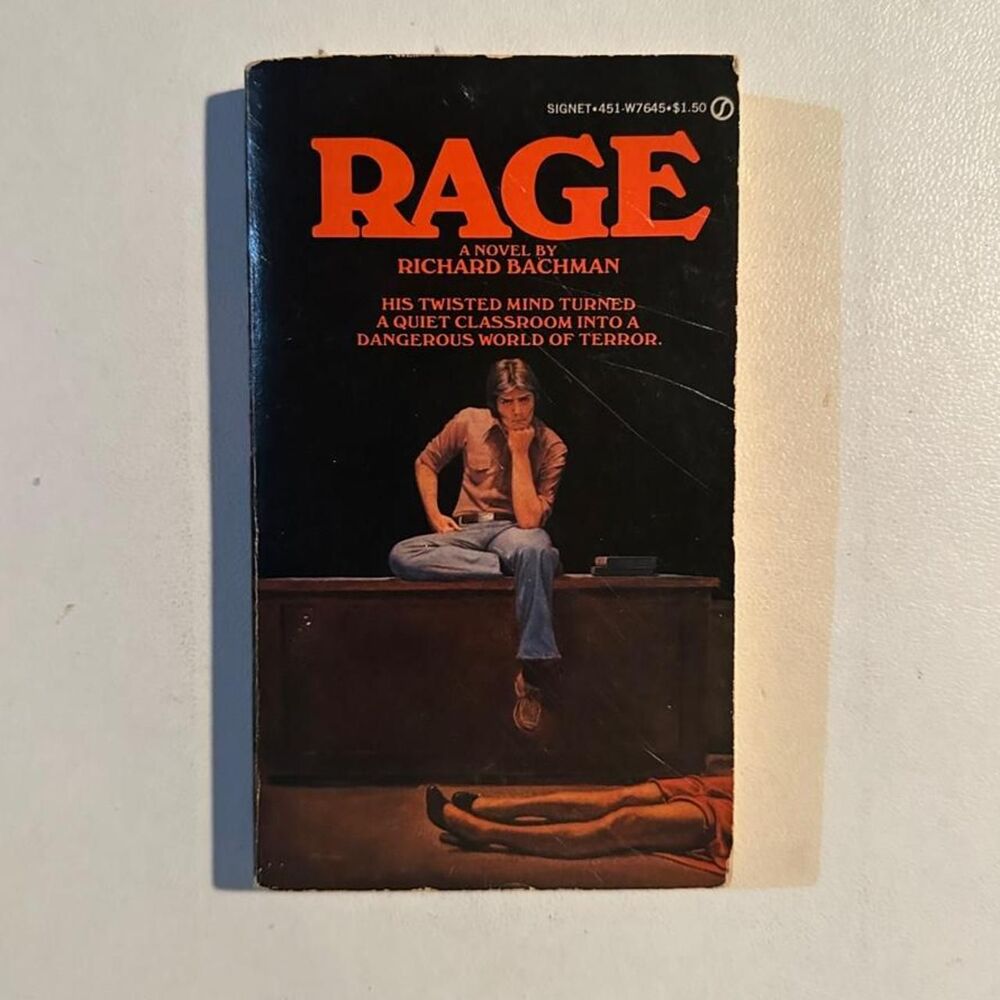 Rare First Print 1977 Rage by Richard Bachman (Stephen King) paperback book